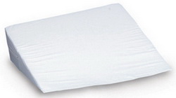 Poli Foam Bed Wedge w/Cover Medium White